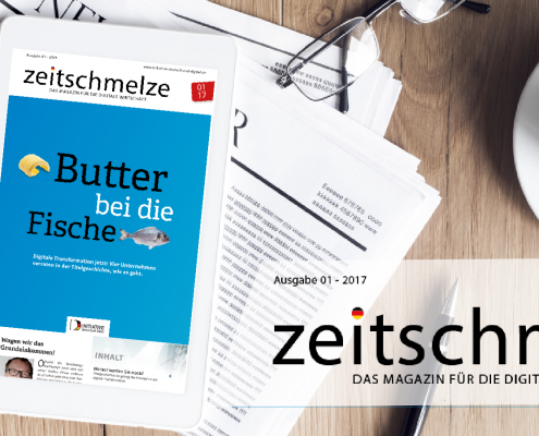 Die neue "zeitschmelze": Butter bei die Fische